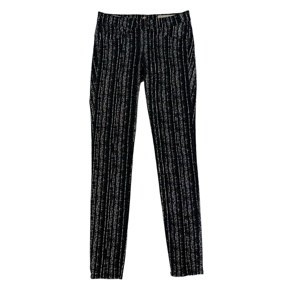 Rag And‎ Bone Womens Skinny Jeggings 24 Black White Stretch Y2K Streetwear